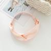 Diadema de Seda Estilo Ins Color Sólido Cuidado Suave del Cabello Lavado Facial Diadema Simple Transfronteriza Diadema de Seda de Morera Accesorio para el Cabello Fabricante