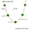 Acero Inoxidable Cuadrado Facetado Piedra de Vidrio Pulsera Collar Aretes Set Joyería Europea y Americana Trendy Cool Elegante