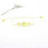 Suministro de fábrica pulsera de flor seca Jingdezhen flor de encaje gypsophila narcisos flor de cerezo flor de durazno pulsera para amigas estudiantes