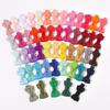 Accesorios para el Cabello de Niños de Colores Vibrantes de Venta Caliente Transfronteriza Pinzas para el Cabello de Moño Hechas a Mano de 2 Pulgadas Pinzas Laterales Pinzas para Flequillo de Bebé 2700