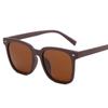 Gafas de sol cuadradas de montura grande para hombre, lentes de sol polarizadas de moda, especiales para conductores, 2024
