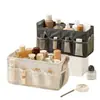 Caja de Almacenamiento Plegable Ropa Cosméticos Snacks Artículos Varios Caja Organizadora Canasta de Almacenamiento de Escritorio Artefacto de Almacenamiento para Cuidado de la Piel