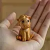 Piezas de Mango para Talla en Madera de Tuya, Doce Signos del Zodíaco, Adornos Populares, Piezas de Mango, Manualidades de Animales, Muebles para Escritorio y Hogar