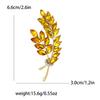 Nuevo broche de aleación de alta calidad para otoño e invierno, doble cabeza de espiga grande, clásico, moderno, joyería para corsage de vestido de dama