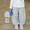 Roupas infantis Weimu calças para meninas outono casual estilo esportivo calças de moletom da moda para crianças calças jogger calças compridas de bebê A-grade