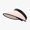 Visera de Verano para Mujer, Ocio al Aire Libre Viajes, Ala Ancha Grande, Protección UV, Cubre Rostro, Transpirable, Versátil Sombrero de Sol de Ala Ancha