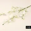 Orquídea Danzante Flor Artificial de Alta Calidad 4 Ramas Oncidium Phalaenopsis Decoración de Boda Flor Falsa Artificial Planta Verde Artificial Venta al por Mayor