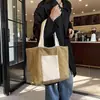 2026 Nueva Moda Transfronteriza Estilo Perezoso Bolso de Hombro Versión Coreana Bolso de Mano Doble Cara Retro Gran Capacidad Bolso Casual