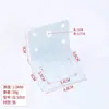 Código de Ângulo Branco Preto Ângulo Reto de 90 Graus Ângulo Fixo em L Ferro Angular Código de Ângulo Pintado Armário Laminado Armário de Banheiro Código de Ângulo