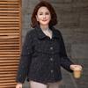Abrigo Corto de Lana para Mujer 2026 Estilo Nuevo Holgado Otoño e Invierno Superior para Mujeres de Mediana Edad y Mayores Abrigo Engrosado para Mujeres Petites