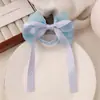 Novo Acessório de Cabelo Feminino para Primavera Círculo de Cabelo de Renda com Laço de Fita Corda de Cabelo Elástico Acessórios de Cabelo Doces