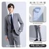 Traje gris para hombre traje boda reunión anual ropa de negocios anfitrión actuación moda temperamento traje traje mujer