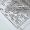 Diamante de Circonia Rosa con Base Plana para Arte de Uñas Modelo Transfronterizo de Cruz Caja de 12 Compartimentos Joyería Brillante de Circonia Rosa Claro de Tamaño Mediano para Uñas