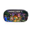 Nuevo Modelo 2025 Estuche de Lápices de una Sola Capa de Minecraft para Estudiantes de Primaria, Gran Capacidad, Alto Valor Estético, Estuche de Poliéster al por Mayor Venta Caliente
