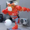Escultura IP luminosa de PRFV personalizada mascote de grande empresa figura de desenho animado fábrica de origem instalação no local