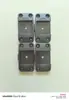 Accesorios para Ruedas de Maleta Universales, Silenciosas, Resistentes al Desgaste, Desmontables, Ruedas Dobles Universales, Amortiguadoras, Tipo Freno