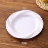 Prato para Massas Ocidentais Estilo Simples Creme High-End Prato para Salada Sobremesa Casa Prato Criativo para Frutas Lanches