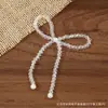Decoración de lazo de perlas estilo Chanel accesorios hechos a mano con cuentas accesorios para joyería DIY accesorios para funda de teléfono parches 3D
