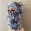Gorro de Lana Gorro de Mono Agujero Único Gorro de Entrenamiento Salvaje Gorro de Esquí Cálido para Exteriores Gorro Tejido