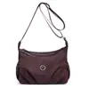 Bolsa transversal de tecido Oxford para mulheres, novo estilo 2025, grande capacidade, múltiplos compartimentos, leve, pequena bolsa de ombro, bolsa de lona moderna