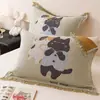 Toalla de Almohada de Gasa Linda de Dibujos Animados Algodón Puro Par Modelo Nuevo 2025 Toalla de Almohada 100% Algodón para Hombres Almohadilla Anti-Aceite Cubierta de Toalla Toalla