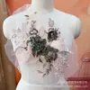 Bordado de Malla, Flores Tridimensionales, Materiales de Lentejuelas, Adornos de Pedrería, Accesorios para Ropa, Decoraciones Bordadas