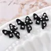 Popular en Internet Joyería para Uñas Mariposa Estéreo Aleación Diamante Lazo Cinta Metal Usar Armadura Decoración Taladro