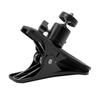 Suporte de câmera de monitor esférico de plástico desktop 1/4 interface flash suporte universal forte cabeça de grampo