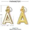 Europa e Estados Unidos mais vendidos coloridos óleo 26 letras cobre diy pingente feminino mais vendidos inglês A- Z joia colar pulseira pingente