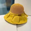 Sombrero de Sol para Mujer con Lazo Primavera y Verano, Sombrero de Pescador Versátil y Transpirable, Sombrero de Paja para Exteriores Anti-UV, Sombrero de Protección Solar