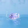 Decoraciones en miniatura, creativas y adorables de delfín multicolor que brillan en la oscuridad para acuarios y peceras - Accesorios DIY y pequeños adornos