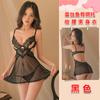 Fan Lei Ropa Interior Sexy Uniforme Sexy Tentación Falda Corta Mono Ajustado Bata de Noche Set de Pijama de Gato Marinero Catwoman