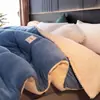 Colcha de Lã de Cordeiro Nanji Ren 26 Novo Estilo Colcha de Algodão de Inverno Colcha Outono/Inverno Espessada Quente 12 Jin Inverno Dormitório Pessoa Única