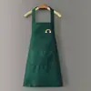 Delantal Impermeable y a Prueba de Aceite para Cocina y Hogar para Hombres y Mujeres, Delantal de Cocina de Moda, Ropa de Trabajo, Moderno, el Fabricante Puede Imprimir el Logo