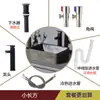 Lavabo de Encimera Artístico para Uso Doméstico, Lavabo de Cerámica, Lavabo Vintage para Patio, Balcón, Lavabo de Baño