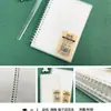 Nuevo cuaderno de 26 agujeros 20 agujeros varilla de bombeo de PP libro de cambio de página de hojas sueltas rejilla desmontable nota para bolígrafo A5B5 libro de hojas sueltas