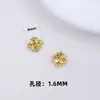 Acessórios de microincrustação de ouro banhados a cobre pulseira com bola oca furada pulseira material diy espaçador toroidal com contas