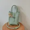 Bolso bandolera de piel suave con patrón de lichi, bolso de mano para mujer, sensación de alta gama, adecuado para el trabajo y los desplazamientos, bolso bandolera pequeño versátil para el teléfono