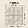 Pegatinas de pared de azulejo 3D tridimensional para cocina transfronteriza, a prueba de aceite e impermeables, para renovación de baño, papel tapiz decorativo, autoadhesivas y a prueba de humedad