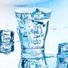 Cubos de Gelo Simulados de Acrílico de 25mm, Acessórios Transparentes Curvos para Cubos de Gelo, Acessórios de Decoração para Bar Fabricante Atacado
