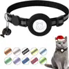 Adequado para Apple Find My Tracker Capa Protetora Coleira para Animais de Estimação Tira Refletiva Sino Pingente Espinha de Peixe Sino