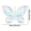 Balões Coloridos de Borboleta e Coração para Bolo com Laser, Adereços de Foto para Festa de Aniversário, Arranjo de Parede de Fundo