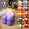 Velas Perfumadas Sadoer Cubo de Rubik Completamente en Inglés para Celebrar Fiestas y Cumpleaños, Velas de Cumpleaños Multicolor, Comercio Exterior Transfronterizo al por Mayor