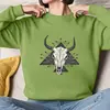 Sudadera de Cuello Redondo con Estampado de Cabeza de Vaca Talla Europea, Top de Moda para Venta al por Mayor en Temu, Amazon y Wish