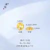 Puzuo Retenção Forte de Cor Ouro Brilhante 24K Acessórios DIY Botões de Roda Espaçadores Acessórios para Pulseira Colar Espaçadores para Artesanato Atacado