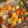 Anel Pingente de Calcedônia Colorida Natural Gato DIY Ágata Cor de Doce Joias Criativas Fofas Animal de Estimação Fofo Estilo Chinês Acessórios de Jade