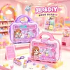 Hobby DIY Teclado Descompressão Maleta Brinquedo Chaveiro Descompressão Pingente Destacável Estudante Crianças Pingente de Mochila
