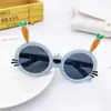 Óculos de desenho animado de coelho fofo para crianças óculos de sol da moda meninos e meninas protetor solar óculos de sol infantis estilo transfronteiriço de bebê fofo