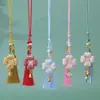 2026 Brocado de Canción Hecho a Mano Borla Trébol de Cuatro Hojas Colgante Estilo Antiguo Broche Hanfu Qipao Accesorios de Brocado de Canción Colgante Pequeño Terminado