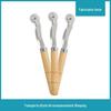 Punho de madeira pontiagudo dente scribing roda alfaiate traçado ferramenta manual multi-função Winder scribing wheel